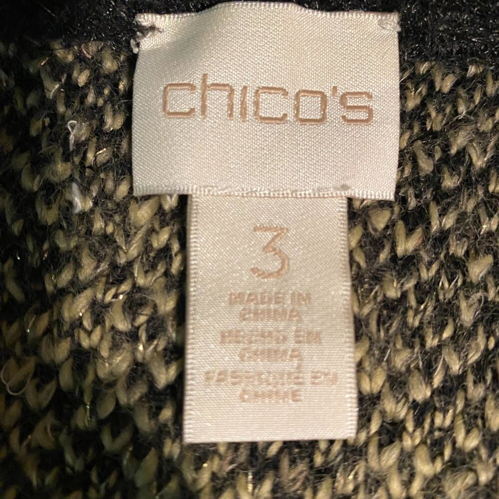Chico’s Marielle Faux-Fur Cardigan Size 3 (16-18) - Picture 6 of 9